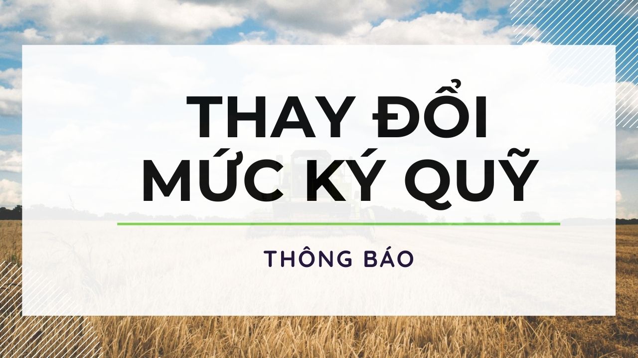 mức ký quỹ trong giao dịch hàng hóa