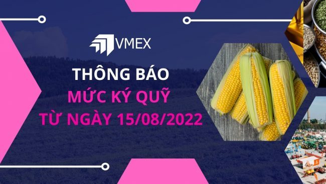 Thay đổi mức ký quỹ 15/08/2022